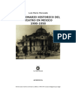 Moncada - Diccionario Histórico Del Teatro 1900-1950