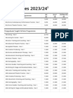 Tuition Fees for the Academic Year 2023-24