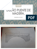 Diseño Puente de Madera