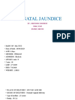 Case Presentation - Neonatal Jaundice