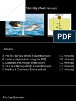 Ship Weight Center of Grafity (Preliminary of Intact Stability)