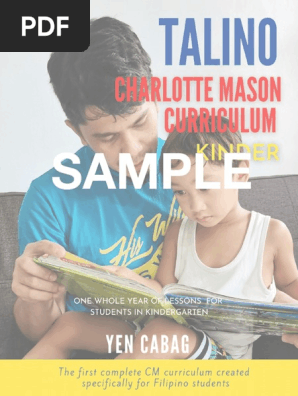 Talino CM Curriculum Kinder FREE 1 Week Sample