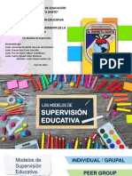 Modelos de Supervisión Educativa.