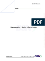 SNI 7537.3-2011 - Kayu Gergajian Bagian 3 Pemeriksaan - 1