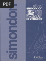 Simondon Gilbert - Imaginacion E Invencion