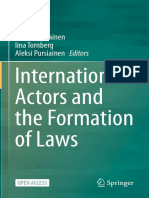 International Actors and the Formation of Laws