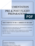 Documentation and Flight Preparation