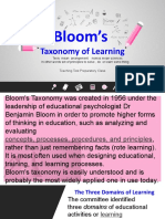 Blooms Texonomy