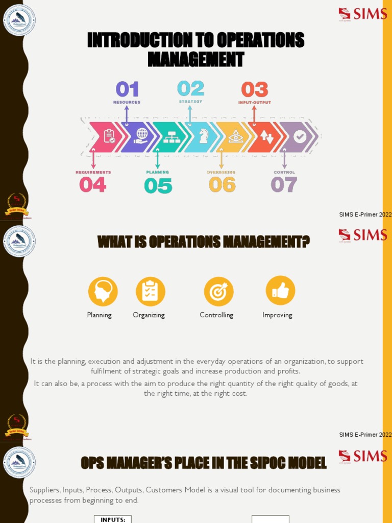 Operations Management | PDF | Business Process | Operations Management
