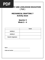 Week 3-4 TLE - AS in MECHANICAL DRAFTING