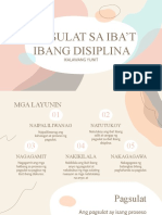 Pagsulat Sa Ibat Ibang Disiplina Report