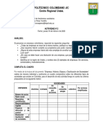 ACTIVIDAD PLANIFICADA SESION DE CLASES # 2 Febreo 16 Del 2023