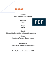 Técnicas planeación estratégica instituciones salud