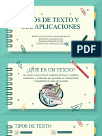 Tipos de texto y sus aplicaciones