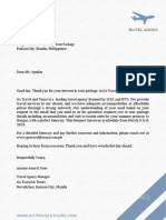 Ictp Business Letter