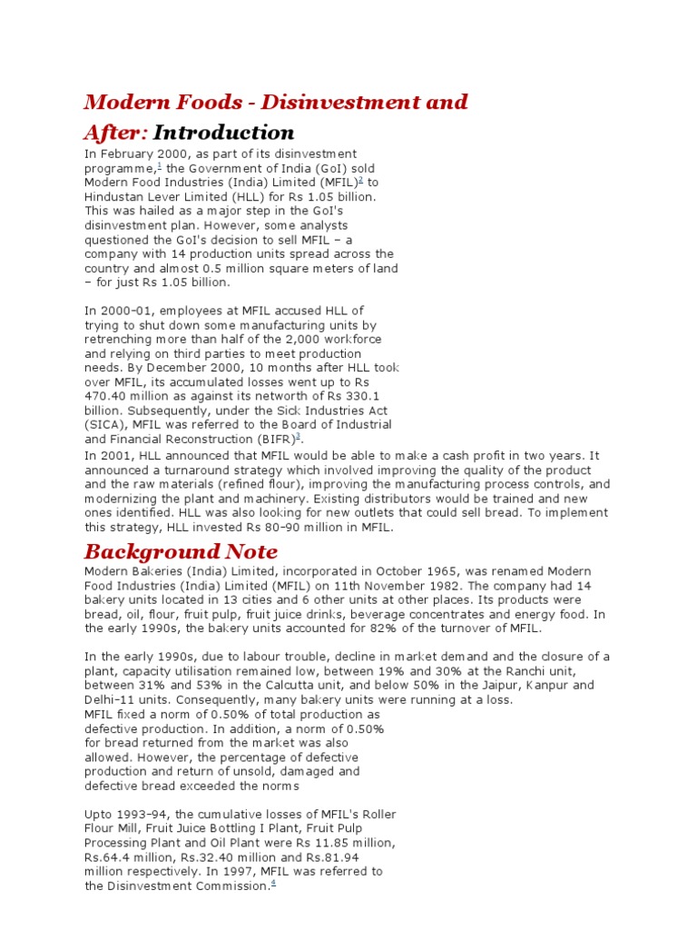Modern Foods-Case Study Biology Diagrams