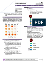 Physiology Lab 2.1 Blood Physiology