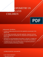 Basic Anthropometry in Adults and Children