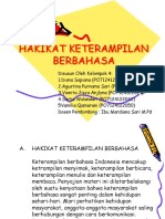 Kel 4, Hakikat Berbahasa