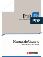 MCVS-O1-3131 Manual de Usuario - Administrador Instituto-TITULA v3.0