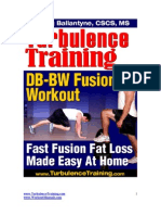 8-Week Dumbbell Body Weight Fusion Fat Loss Program