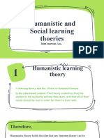 Humanistic and Social Learning Theories