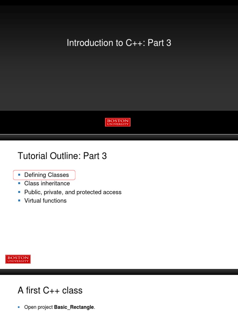 Introduction To C Part 3 | PDF | Inheritance (Object Oriented ...
