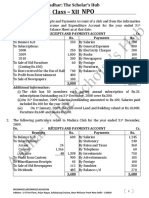 Aadhar: The Scholar's Income Statement and Balance Sheet