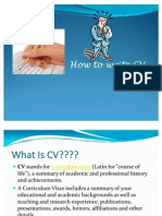 what is cv