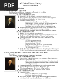 APUSH Presidents Review List With Photos