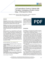 High Prevalence of Proarrhythmic Events in Patient