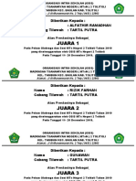 Sertifikat Porseni Futsal...