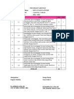 Kelas 2 - Prota Kelas 1 Bi