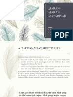 Ajaran-Ajaran Asy'Ariyah Afi A5