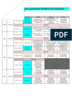 SH - GR 12-WT-AS Schedule