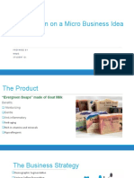 Presentation On A Micro Business Idea