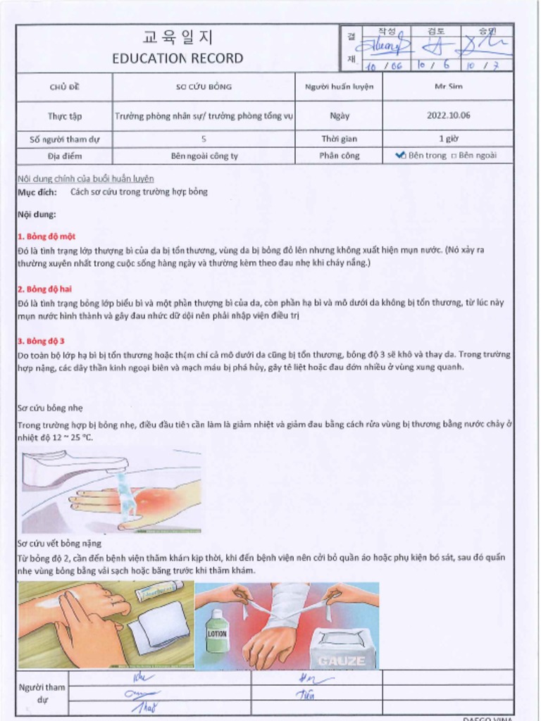 FIRST AID DRILL SƠ CỨU BỎNG PDF