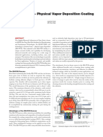 Electron Beam - Physical Vapor Deposition Coating: Return To Table of Contents