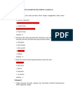 Rekap Soal FTS Kosmetik Kelompok 1 Sampai 12