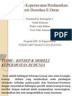 Konsep Keperawatan Berdasarkan Teori Dorothea E.Orem