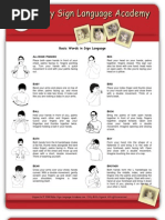 Basic Words SL Chart