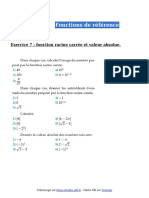 Fonctions de Reference Exercice 7 Premiere