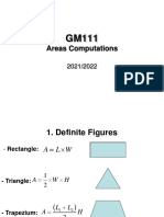 GM111 - Areas Computations