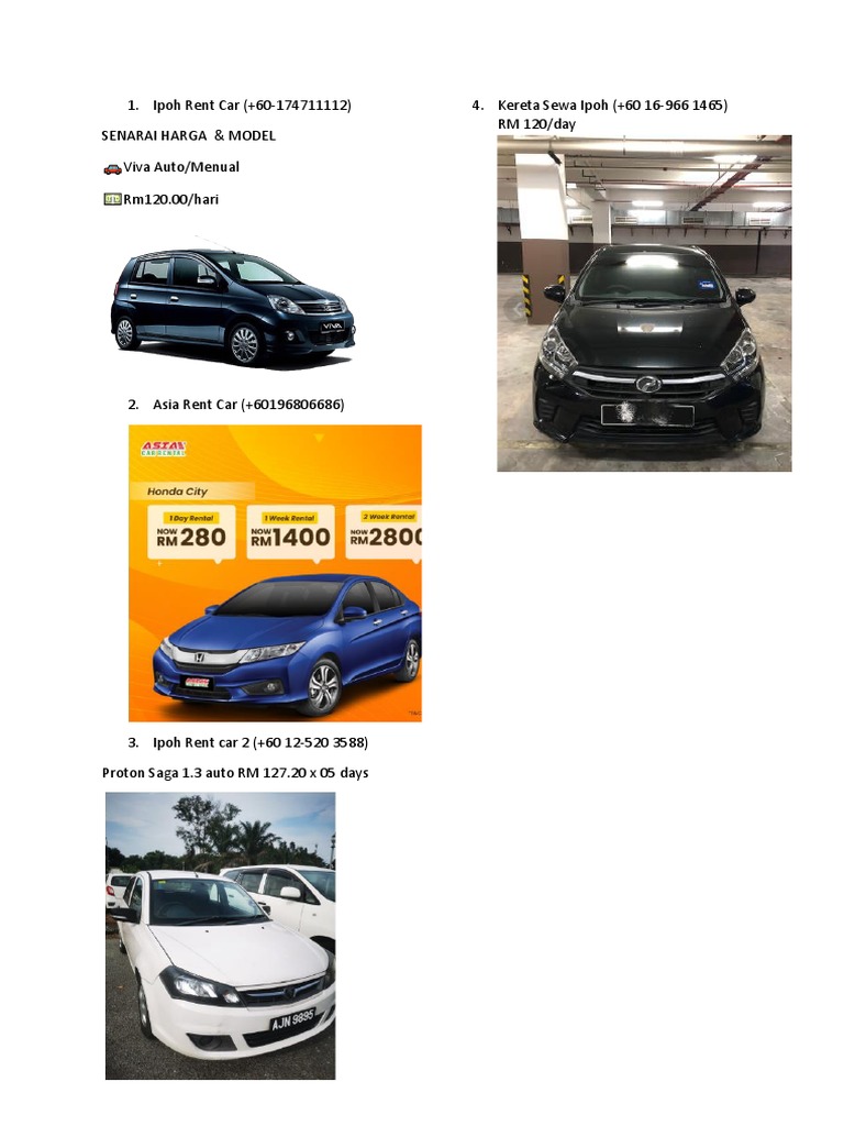 Rent Car Malaysia PDF