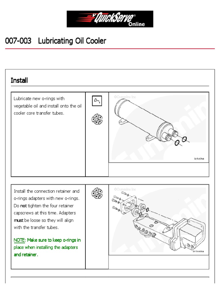 007003 Lubricating Oil Cooler PDF