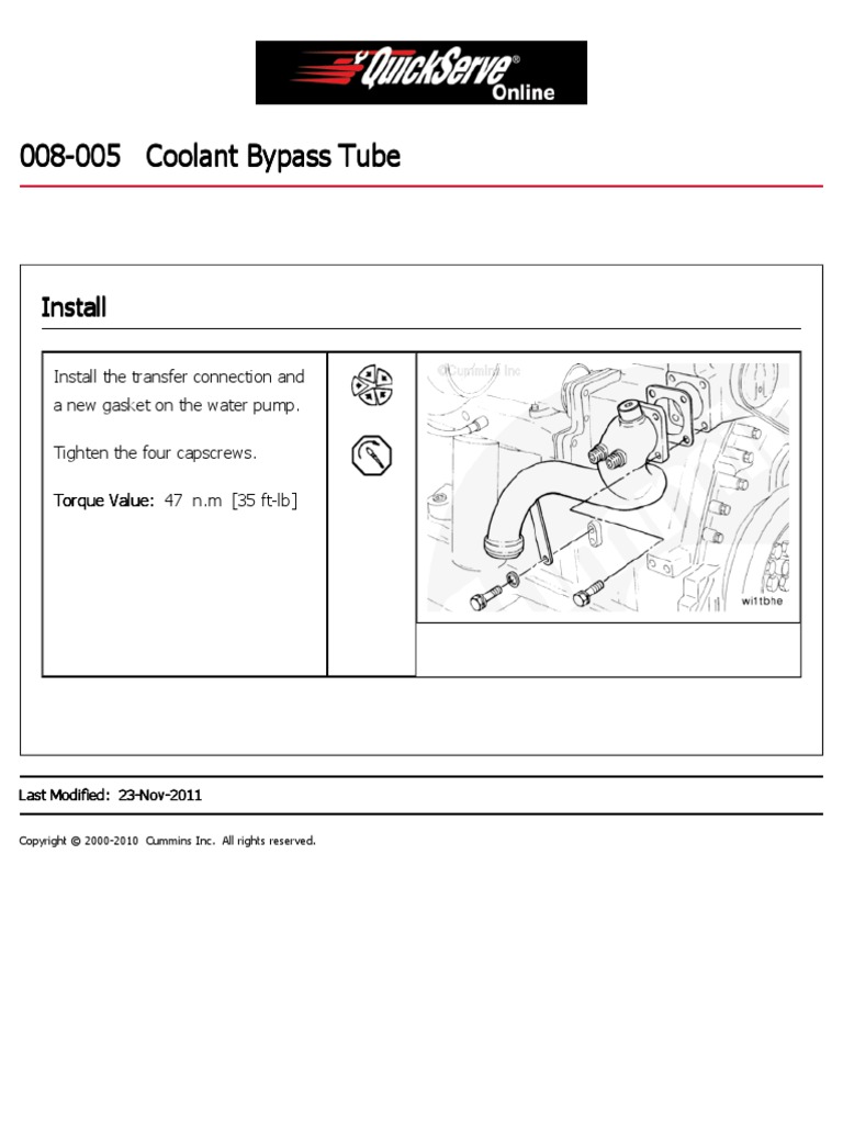 008005 Coolant Bypass Tube PDF