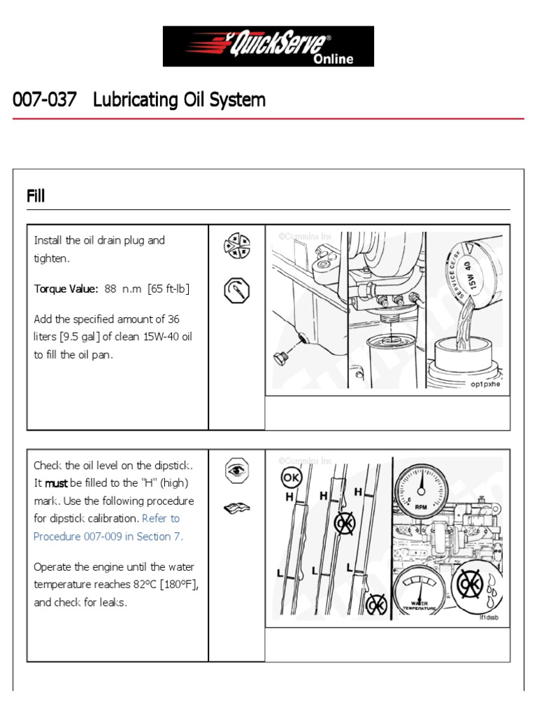 007037 Lubricating Oil System PDF