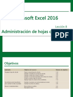 Excel Core 2016 Lesson 08