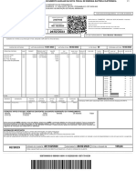 DANFE - Documento da nota fiscal de energia elétrica