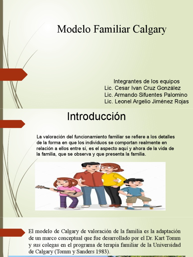 Modelo Calgary de Valoración Familiar | PDF | Enfermería | Comunicación